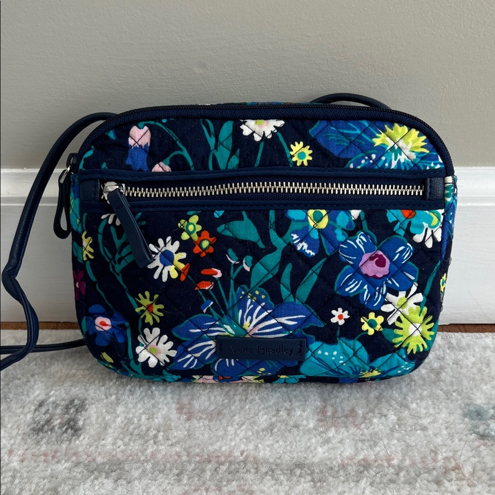 Vera Bradley Small Crossbody bag in the Moonlight Garden pattern